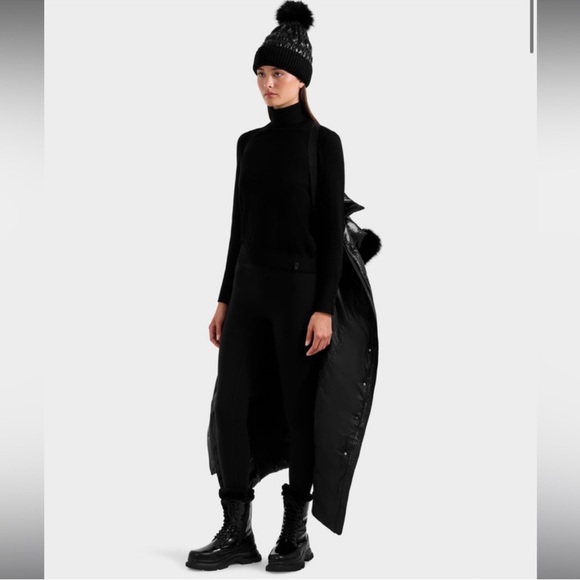 RUDSAK ELSIE S WOMEN'S GLOSSY BELTED MAXI DOWN PUFFER - Picture 12 of 14